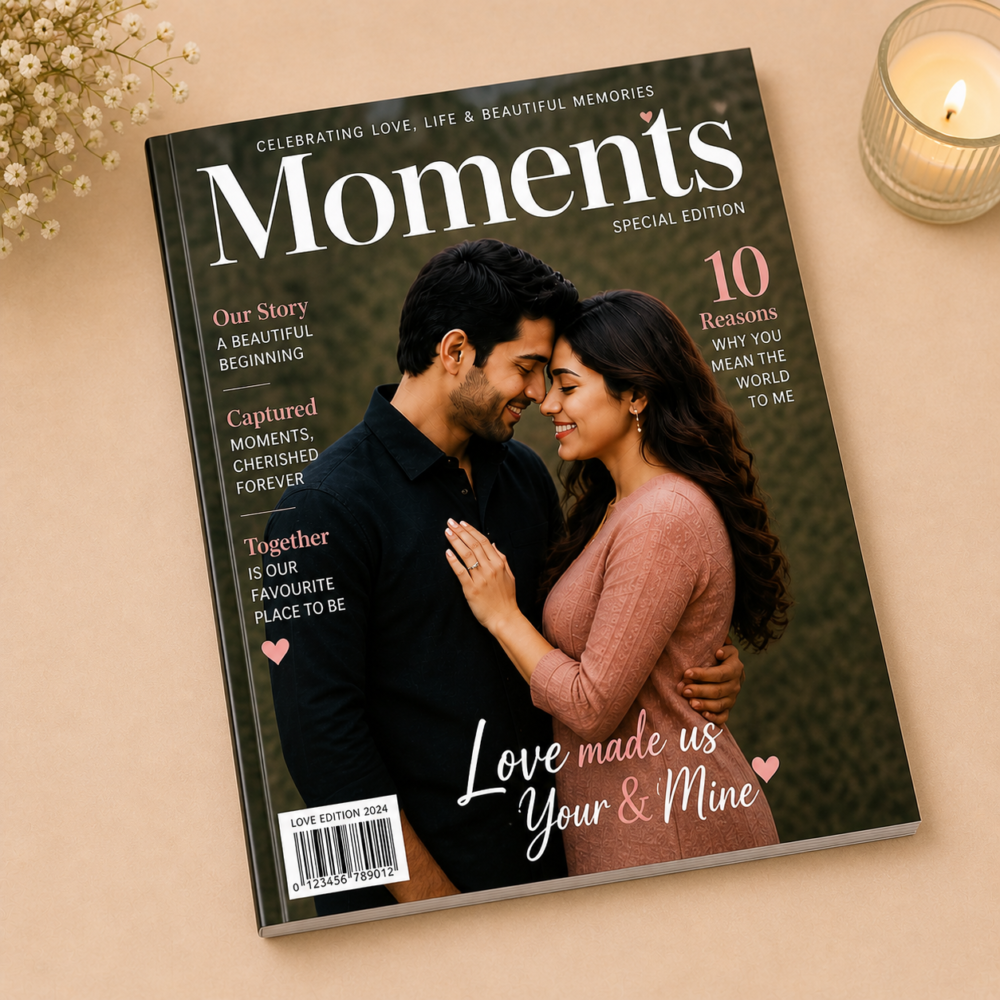 Personalized Magazine Cover Gift | Custom Photo Magazine
